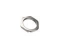 Nickel Plated Brass Cable Gland Locknut, M50 x 1.5 mm Thread M50 x 1.5