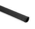 HellermannTyton Yes Polyamide 6 Black Cable Sleeve, 50m Length, HEGWS70 Series, Reel of 50 meter