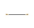 CAB.01071 Series, 100 mm, 1.13 Coax Coaxial, Unterminated Black