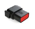 Connector voor voertuigen, Recht, Stekker, Contacten - 12