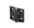 Elesa Stainless Steel Butt Hinge with a Fixed Pin, Screw Fixing, 40mm x 40mm x 9mm, 40mm, Stainless Steel