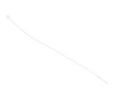 Cable Tie, 143mm x 1.8 mm, White Nylon, Pk-500 143, 49N, Pack of 500 pieces