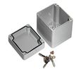 Hammond 1590Z Series Grey Die Cast Aluminium Alloy Enclosure, IP68, Flanged, Grey Lid, 75 x 80 x 52mm 80x52mm