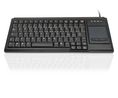 Ceratech KYB500-K82B-IT Wired USB Touchpad Keyboard, QWERTY (Italy), Black