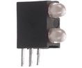 LED pour carte de circuit imprimé V 565nm, R 635nm 3 mm Vert / rouge