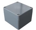 Rose Aluminium Standard Series Grey Die Cast Aluminium Enclosure, IP66, IK09, Grey Lid, 80 x 75 x 57mm Aluminium Standard 75x80mm Grå Die Cast Aluminium IP66