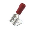 Spade Connector, Partially Insulated, Red, 0.5 ... 1.5mm², Plug / Socket, Pack of 100 pieces