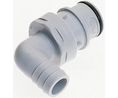 Colder Products Hose Connector, Elbow Hose Tail Coupling 1/2in ID, 4.2 bar
