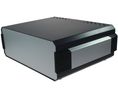 Aluminium Instrumentation Enclosure, Desktop, U, ABS / Steel, 271x90x200mm