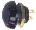 Pushbutton Switch OFF-(ON) 1NO Panel Mount Black