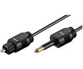 Audio Cable, Digital, TosLink Plug - TosLink Mini Plug, 1m
