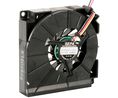 Keskipakotuuletin DC Radiaalinen DC Kuula 59.5x10x59.5mm 12V 200mA 34dBA 7.92m³/h Monisäikeinen 2-napainen johdin HYB60A