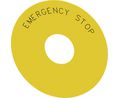 Emergency Stop Backing Plate 75mm Emergency Stop Round Yellow 3SU1 Series Pushbuttons & Indicator Lights, Pack of 10 pieces