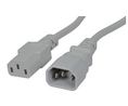 IEC-Gerätekabel IEC 60320 C14 - IEC 60320 C13 3m Weiss