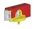 Lockable Twist Knob, Red / Yellow