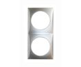 Cover Frame Matte INTEGRO Flush Mount 119 x 59.5mm Chrome