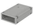 Plastic Enclosure with Air Vents, ABS, 259x157.5x62mm, Light Grey