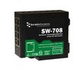 Hardened Ethernet Switch, RJ45 Ports 8, 100Mbps, Unmanaged