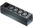 Outlet Strip 4x IEC 60320 C13 Socket - IEC 60320 C14 Plug Black