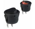 Rocker Switch, 16 A, 1NO, 250V, ON-OFF, Black