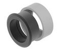 Front Bezel Set, Metal, Silver, EAO 04 Series, 35mm