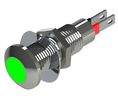 LED Indicator Green 8.1mm 24VDC