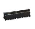 Stacking Board Connector, Black, Straight, Plug, 500V, Contacts - 52