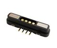 Magnetic Pogo Connector, Socket, 4 Pozīcijas