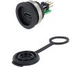USB-Steckverbinder, Buchse, Micro USB-B 2.0, Gerade, Positionen - 4
