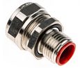 Adaptaflex Swivel, Conduit Fitting, 12mm Nominal Size, M16, Brass, Metallic IP66, IP67, IP68, IP69K rating M16