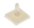 LCBSBM-3-01 ART, 4.8mm High Nylon PCB Support for 3.18mm PCB Hole, 12.7 x 12.7mm Base, Pack of 50 pieces