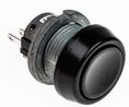 Pushbutton Switch Momentary Function 1CO Panel Mount Black