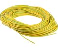 PVC Green/Yellow Cable Sleeve, 2mm Diameter, 50m Length, Rolle à 50 Meter