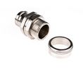 Adaptaflex Swivel, Conduit Fitting, 25mm Nominal Size, M25, Brass, Silver IP54 rating M25