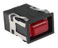 Honeywell AML32 Series Illuminated Push Button Switch, Latching, Panel Mount, DPST, Red LED, 125/250V ac