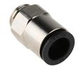 Legris LF3000 Series Straight Threaded Adaptor, G 1/4 Male to Push In 10 mm, Threaded-to-Tube Connection Style