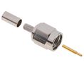 Telegartner, Plug Cable Mount SMA Connector, 50Ohm, Crimp Termination, Straight Body, Hane, Rak, 50Ohm, Crimp