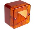 e2s L101X Series Amber Flashing Beacon, 24 V ac/dc, Surface Mount, Xenon Bulb, IP66 DC 230V 300mA IP66