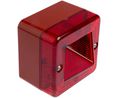 e2s L101X Series Red Flashing Beacon, 24 V ac/dc, Surface Mount, Xenon Bulb, IP66 DC 230V 300mA IP66