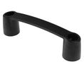 Black Plastic Handle 45 mm Height, 31mm Width, 163mm Length, Pack of 2 pieces