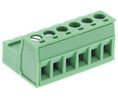 Phoenix Contact, 5.08mm Pitch, CLASSIC COMBICON IC, 6 Way, Pluggable Terminal Block, Inverted Plug, Cable Mount,, Pack of 5 pieces