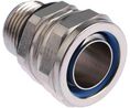 Adaptaflex Swivel, Conduit Fitting, 20mm Nominal Size, M20, Brass, Silver IP65 rating M20