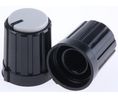 13.3mm Black Potentiometer Knob for 6mm Shaft Splined