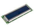 Displaytech 162F-CC-BC-3LP Alphanumeric LCD Display, White on Blue, 2 Rows by 16 Characters, Transflective