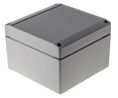 ROLEC Technobox Series Grey ABS Enclosure, IP66, Grey Lid, 123 x 121 x 80mm 121x80mm