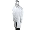 White Unisex Visitor Coat, L