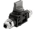 Festo Manual 3/2 Bistable Pneumatic Manual Control Valve HE-3-3/8-3/8 Series, 3/8, 153298
