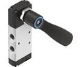Festo Lever 5/2 Pneumatic Manual Control Valve VHEF Series, G 1/4, 1/4in, 4165864