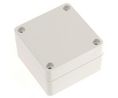 1554 Series Grey ABS Enclosure, IP66, Grey Lid, 65 x 65 x 40mm