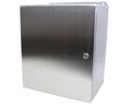 Type 4X Junction Box, 305x203x356mm, Stainless Steel, Grey
